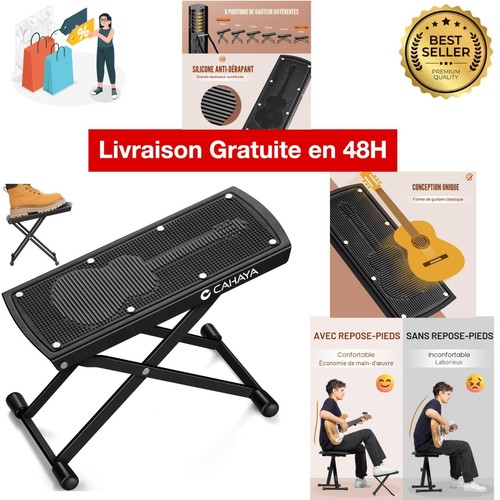 Cahaya repose pieds guitare - repose-pieds,