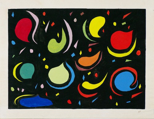 Grande peinture gouache - grande,