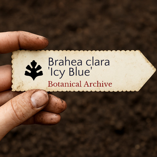Brahea clara icy blue - 'icy, blue'