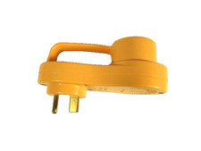 NEW Camco RV Power Grip 30 AMP Male To 50 AMP Female Electrical Offset Adapter