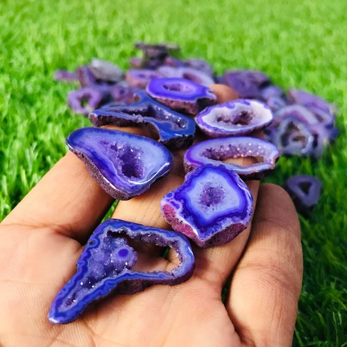 Cabochon agate tranches - d'agate, en