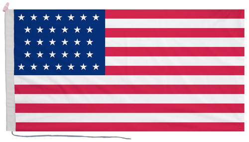 Drapeau usa étoiles 1858 - drapeau, 32