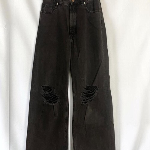 Divided black baggy wide - divided,