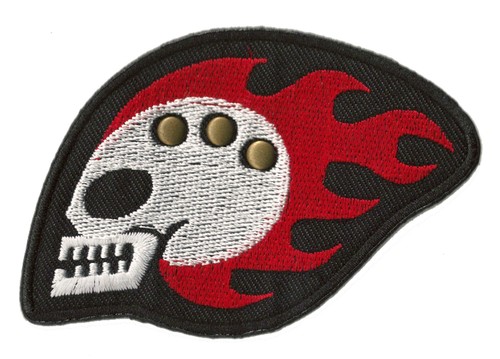 Ecusson patche biker - biker, skull
