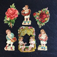 Anciens Chromos Lot de 6