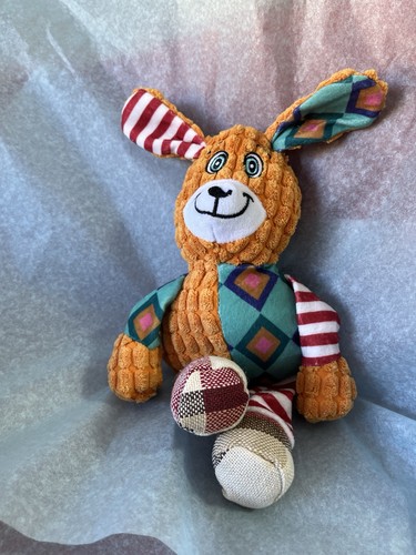 Peluche chiot orange - , patchwork