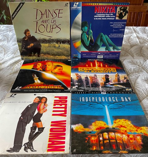 Lot laserdisc - 8,