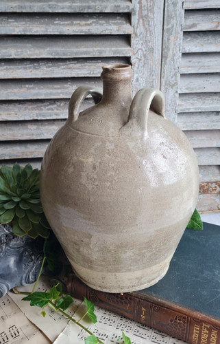 Ancienne grosse cruche gres - cruche,