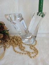 Bougeoir double en cristal
