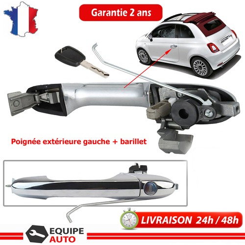 Poignee barillet porte avant - +,