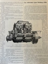 Revue AUTOMOBILE de 1903 - VOITURES DELAHAYE - DE DION BOUTON - COTTEREAU ETC…
