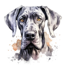 7 x 18 x 18 cm autocollants de voiture dogue allemand chiens grands autocollants