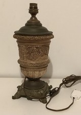 Ancien Pied Lampe de Table