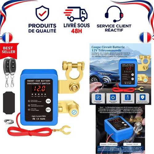 Coupe circuit batterie 12v - circuit,