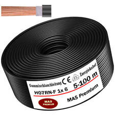 Câble de chantier flexible en caoutchouc 5-100 m H07RN-F 1 x 6 flexible pour ...