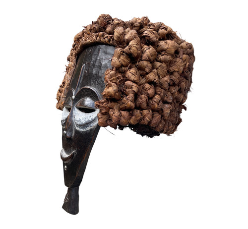 Ancien masque tribal lele - tribal,