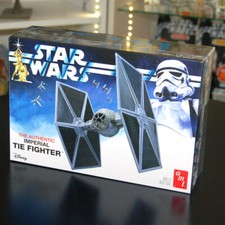 STAR WARS : A NEW HOPE TIE FIGHTER Amt models Boitage vintage MPC - 1/48 - 16 cm