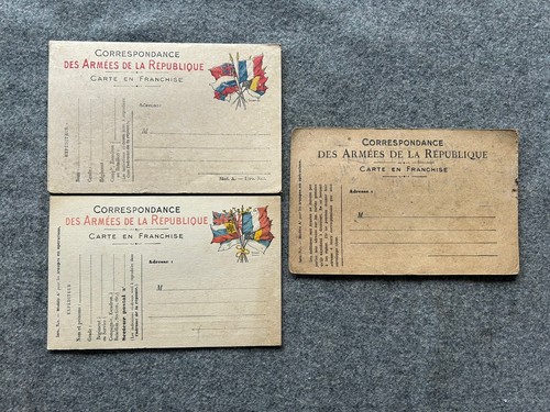 Lot correspondances poilu - correspondances,