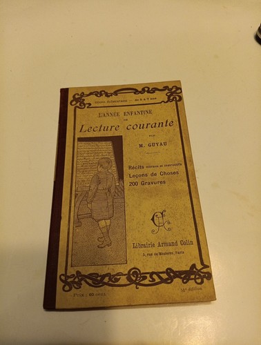 Livre scolaire ancien - livre,