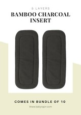 Lot de 10 Inserts  Bambou