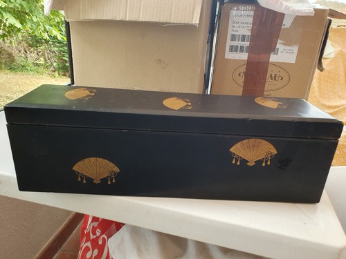 Ancien ecrin boîte eventail - ecrin,