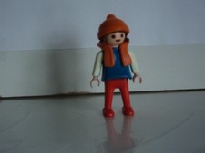 PLAYMOBIL vintage city life  enfant fille gilet de sauvetage du set 3479 de 1984