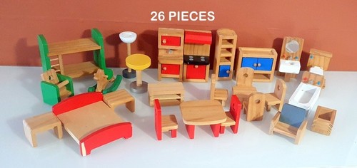 Lot pièces meubles bois - lot,