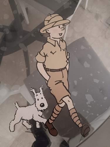 Tintin milou silhouette - &,
