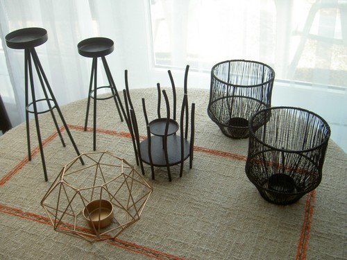 Lot bougeoirs design en - design,
