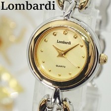 Montre à quartz pour femme Stefano Lombardi style bracelet bicolore or argent