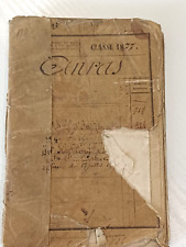 Livret militaire ANRAS classe 1877 6éme de ligne / 131 territorial