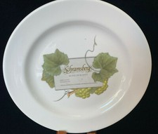 1 Canape Plate Grand Gourmet Wedgwood Schramsberg Blanc de Blancs Champagne