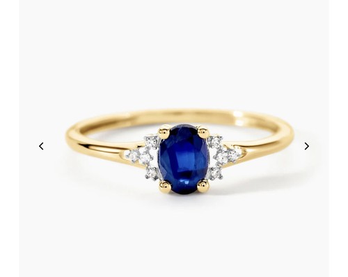 Bague saphir diamants - bague,