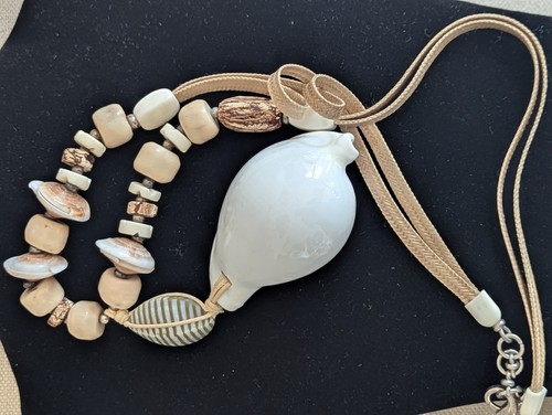 Collier nature coquillage - nature,