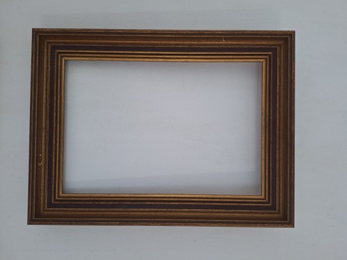Antique gilded wood photo - ,