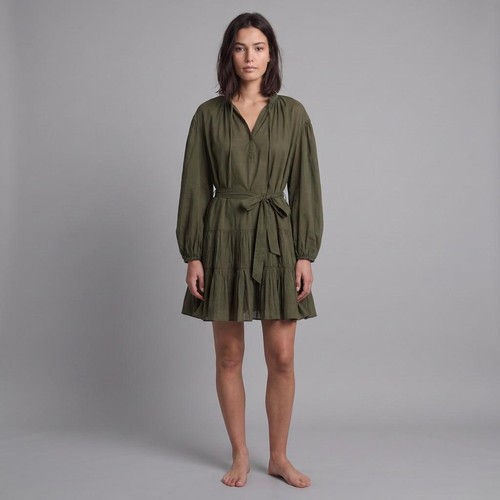 Maje robe femme kaki - robe,