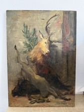 tableau ancien huile sur toile