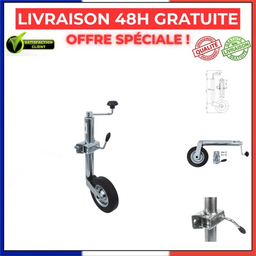 Roue jockey remorque