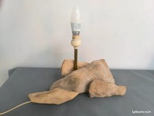 Lampe salon pierre naturel