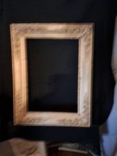 Cadre en bois Et Stuc Doré