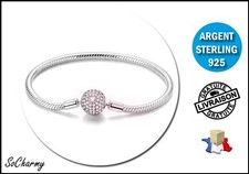 ♥ Bracelet Globe Cœur Rose