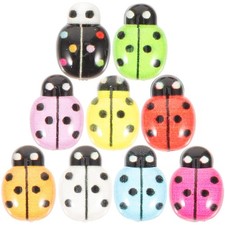  50 Pcs Décoration Coccinelle