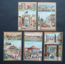 Lot de 5 CHROMOS publictaires