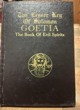 The Lesser Key of Solomon Goetia Book Of Evil Spirits 1916 - Rare