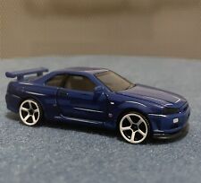 Miniature Majorette Nissan Skyline GTR R34 1/59 1/64 3 inches Neuve sans Boite