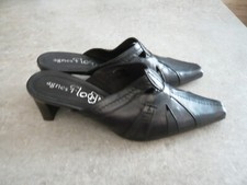 SABOT EN CUIR NOIR pour  FEMME