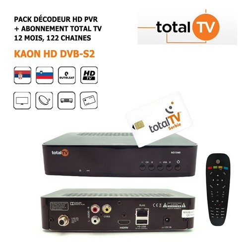 Pack décodeur satellite - pack, hd