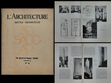 L'ARCHITECTURE n°9 1938