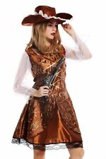Costume Dames Femmes Halloween Carnaval Baroque Femme Pirate Taille M/L W-0042