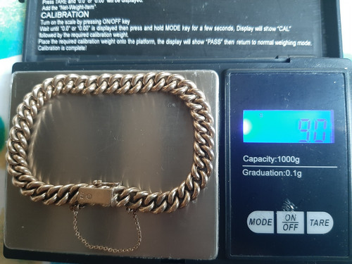 Bracelet ancien jaune 333 9 - bracelet,